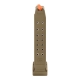 CARGADOR GLOCK 19 + 2 C/9X19 19 TIROS COYOTE ELEVADOR NARANJA