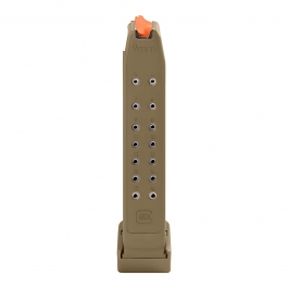 CARGADOR GLOCK 19 + 2 C/9X19 19 TIROS COYOTE ELEVADOR NARANJA