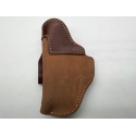 FUNDA SICKINGER PARA GLOCK 19 INTERIOR CUERO MARRON CALIDAD
