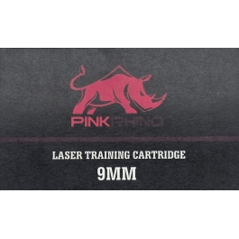 CARTUCHO 9x19 ENTRENAMIENTO LASER PINK RHINO MANTIS