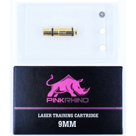 CARTUCHO 9x19 ENTRENAMIENTO LASER PINK RHINO MANTIS