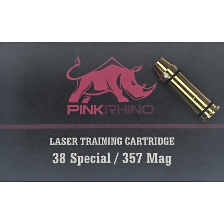 CARTUCHO 38/357 MG. SIG ENTRENAMIENTO LASER PINK RHINO MANTIS