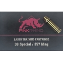 CARTUCHO 38/357 MG. SIG ENTRENAMIENTO LASER PINK RHINO MANTIS