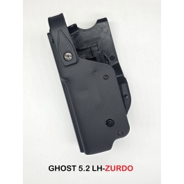 FUNDA GHOST 5.2 GLOCK 17-19-45 NIVEL IIII ZURDO ANCLAJE ROTATORIO