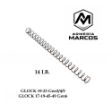 MUELLE RECUPERADOR 14 LB EEMANN GLOCK 19/23 & GEN6
