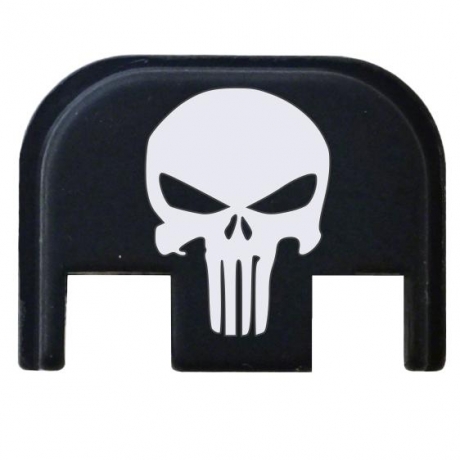 PLACA CORREDERA TR1 GLOCK GEN5 CALAVERA BLANCA