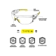 GAFAS BALISTICAS MECHANIX TYPE-N S2 TRANSPARENTE