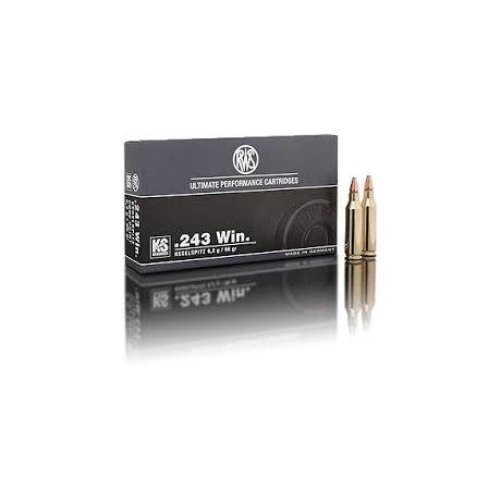 Municion RWS Cal. 243 KS 96 Gr.