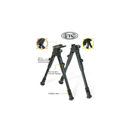 BIPODE UTG ABATIBLE PARA CAÑON (TLBP18SA) 15 CM