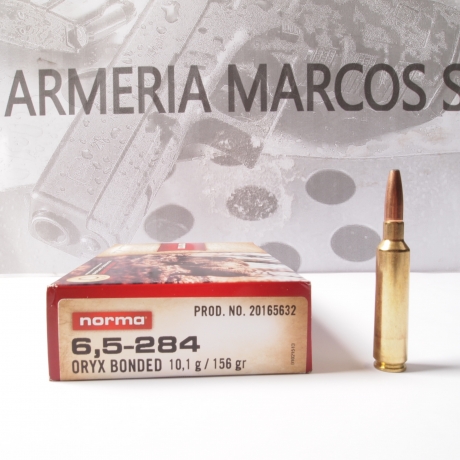 Municion Norma Cal. 6.5-284 ORYX BONDED 156GR