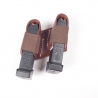 FUNDA CARGADOR SICKINGER IPSC PROFI BOX DOUBLE, 9MM PARA, MARRON