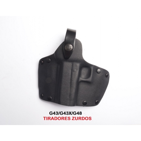 FUNDA FRONT LINE GLOCK 43 OWB "ZURDO" K40994