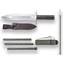 CUCHILLO DE REMATE JOKER JABALÍ, CON BASTÓN EN ALUMINIO (LANZA) Y FUNDA DE CORDURA