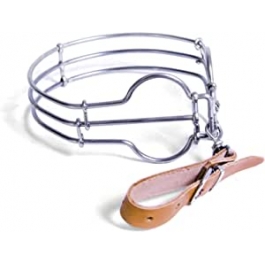 PORTACAZAS DOBLE EN ACER INOX C/CORREA CUERO