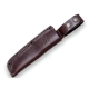 CUCHILLO JOKER BS9 CAMPERO. ACERO SANDVIK 14C28N, MANGO CANVAS MICARTA, HOJA 10,5 CM. CON FUNDA VAQUETILLA.